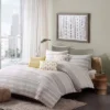 3pc Lakeside Duvet Cover Mini Set Gray