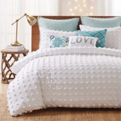 White Pom Pom Comforter Set - Levtex Home -Bedding Store GUEST 0d451bd7 3019 432c af87 1033f0bcde11