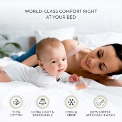 Color Sense 100% Cotton Cool & Crisp Percale Weave Fitted Sheet 7 Color Sense 100% Cotton Cool & Crisp Percale Weave Fitted Sheet -Bedding Store GUEST 146ef1e8 ac6b 448e bcb8 75878bb5f381