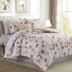 RT Designer's Collection 5 Piece Renee Printed Complement To Any Bedroom Decor Comforter Set -Bedding Store GUEST 16f7fae2 38dc 4807 b5e8 064618498352