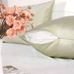 1 Pc 100% Mulberry Silk Fabric Pillow Case - PiccoCasa 11 1 Pc 100% Mulberry Silk Fabric Pillow Case - PiccoCasa -Bedding Store GUEST 19647732 e423 4bda b2f4 563243e4426c