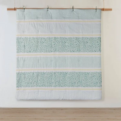 5pc Tulia Seersucker Comforter Bedding Set With Throw Pillows Green - Madison Park 7 5pc Tulia Seersucker Comforter Bedding Set With Throw Pillows Green - Madison Park - Image 7