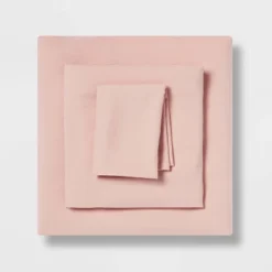 Twin/Twin XL Garment Washed Microfiber Solid Sheet Set - Room Essentials™ -Bedding Store GUEST 27762cb4 2a66 45b9 975a dcea8ca0ef1a