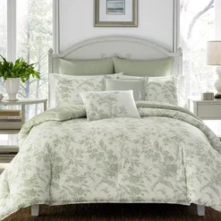 Pastel Green Natalie Comforter Set - Laura Ashley -Bedding Store GUEST 27e1e488 5663 437c 867e db4a691313a1
