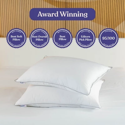 FluffCo Down & Feather Classic Hotel Pillow 1 FluffCo Down & Feather Classic Hotel Pillow