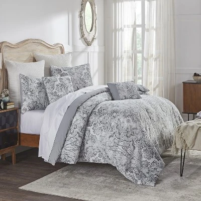 Alice Collection 6 Piece 100% Microfiber Comforter Set - Better Trends 2 Alice Collection 6 Piece 100% Microfiber Comforter Set - Better Trends - Image 2