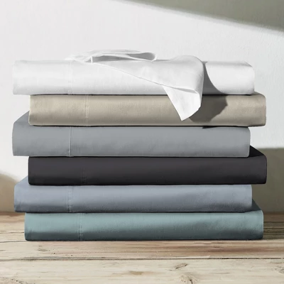 300 Thread Count Wrinkle Resistant Solid Sheet Set - Color Sense 4 300 Thread Count Wrinkle Resistant Solid Sheet Set - Color Sense - Image 4