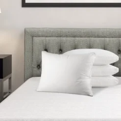 Maxi Deluxe Pillow Cotton, Microfiber, 2-Piece White - Standard