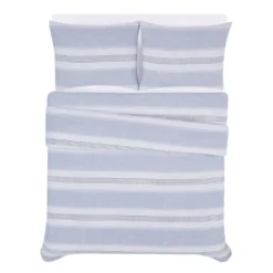 Stripe Flannel Comforter Set Blue/White - London Fog 6 Stripe Flannel Comforter Set Blue/White - London Fog -Bedding Store GUEST 370f63e4 1aaa 4f10 b20c 4a4089c3a163