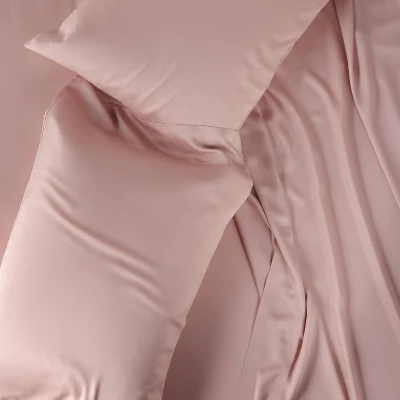 400 Thread Count Washed Lyocell Solid Sheet Set - Casaluna™ 2 400 Thread Count Washed Lyocell Solid Sheet Set - Casaluna™ - Image 2