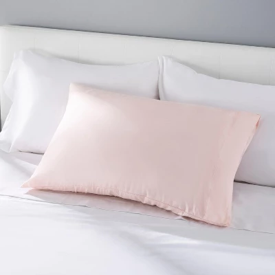 Silvon Anti-Acne Silver Infused Pillowcase Woven With Pure Silver And Breathable Supima Cotton, Standard Blush 2 Silvon Anti-Acne Silver Infused Pillowcase Woven With Pure Silver And Breathable Supima Cotton, Standard Blush - Image 2