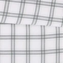 Plaid Flannel Duvet Set - London Fog -Bedding Store GUEST 3d4000a4 0624 4704 96a1 5732d5c2eeb3