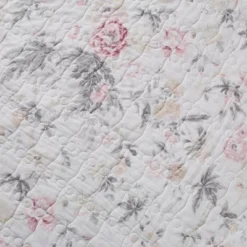 Pink Breezy Floral Quilt Set - Laura Ashley -Bedding Store GUEST 4540e5e9 f82b 4488 8788 793b35858441