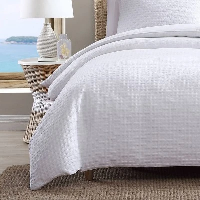 Basketweave 100% Cotton Comforter Set White - Tommy Bahama 6 Basketweave 100% Cotton Comforter Set White - Tommy Bahama - Image 6