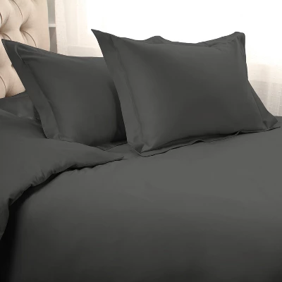 1500-Thread Count Cotton Solid Duvet Cover And Sham Set By Blue Nile Mills 1 1500-Thread Count Cotton Solid Duvet Cover And Sham Set By Blue Nile Mills