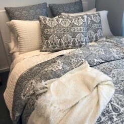 Abbey Reversible Quilt Set Gray - Stone Cottage -Bedding Store GUEST 4cb42663 10e0 4175 928b 825e439fe3db
