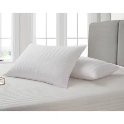 Supreme Cotton Damask Down Pillow White - Blue Ridge Home Fashions