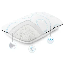 Dr. Pillow ReGen Adjustable Pillow With Cooling Technology, White -Bedding Store GUEST 51d8ad82 93c9 4bc1 a628 a220dacf1daa