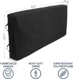 Movable Queen Mattress Bag With Extra Strong Zipper - Black