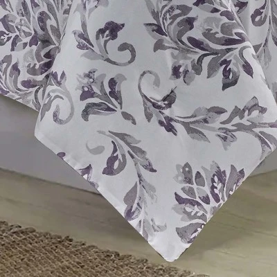 RT Designer's Collection 5 Piece Skylar Damask Printed Complement To Any Bedroom Decor Comforter Set 1 RT Designer's Collection 5 Piece Skylar Damask Printed Complement To Any Bedroom Decor Comforter Set