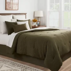 Featured Products 3 12pc Micro Texture Comforter & Sheet Bedding Set - Thresholdâ˘