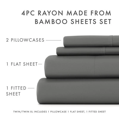 Softest Rayon Made From Bamboo 4 Piece Sheet Set - Becky Cameron 5 Softest Rayon Made From Bamboo 4 Piece Sheet Set - Becky Cameron - Image 5