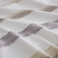 Madison Park 5pc Cove Clipped Jacquard Comforter Set White/Assorted Beiges 14 Madison Park 5pc Cove Clipped Jacquard Comforter Set White/Assorted Beiges -Bedding Store GUEST 5e050b15 cb07 4d79 847d 6024140b83fa