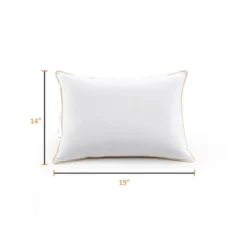 Cheer Collection Hypoallergenic Toddler Pillow - White (19" X 14")