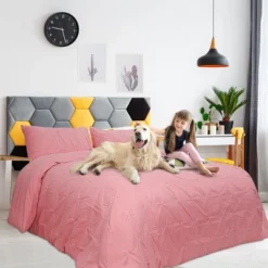 PiccoCasa Polyester 3 Piece Solid Color Duvet Cover With 2 Pillowcases -Bedding Store GUEST 66531be4 f6ad 4a34 95bb 3dfdf4526e7d