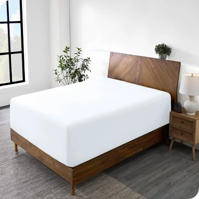 22 Inch Extra Deep Pocket Microfiber Fitted Sheet By Bare Home 2 22 Inch Extra Deep Pocket Microfiber Fitted Sheet By Bare Home - Image 2