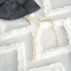 3pc Mila Cotton Duvet Cover Set With Chenille Tufting - Ink+Ivy -Bedding Store GUEST 7182d4fb f878 403e 9efe c19877b0e770