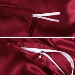 PiccoCasa Silk Satin Solid Reversible Bed Duvet Cover Set 3 Pcs -Bedding Store GUEST 776bde0a a1b3 46fe 849f a7b02b1361bd