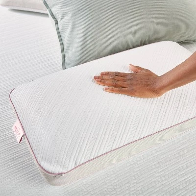 Reversible Support Gel Memory Foam Bed Pillow With Antimicrobial Cover - Nüe By Novaform 2 Reversible Support Gel Memory Foam Bed Pillow With Antimicrobial Cover - Nüe By Novaform - Image 2