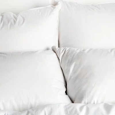 2 Pack Medium White Duck Feather & Down Bed Pillow | BOKSER HOME 4 2 Pack Medium White Duck Feather & Down Bed Pillow | BOKSER HOME - Image 4