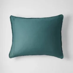 Textured Chambray Cotton Pillow Sham - Casaluna™ -Bedding Store GUEST 88eeed57 8778 4341 8efa dfd10bb1ea42