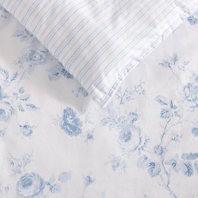 Laura Ashley Belinda Comforter Bedding Set Blue 7 Laura Ashley Belinda Comforter Bedding Set Blue - Image 7