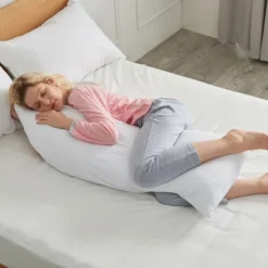 Cheer Collection Hypoallergenic Down Alternative 20" X 54" Body Pillow With Washable Cover -Bedding Store GUEST 8e16546d 36f2 4f4b a964 ea22d0ceb286