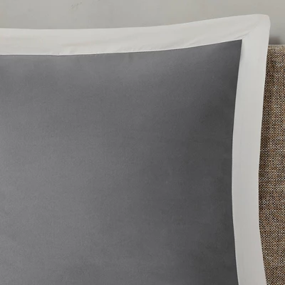 8pc Wilona Embroidered Comforter Set Gray - 510 Design 6 8pc Wilona Embroidered Comforter Set Gray - 510 Design - Image 6