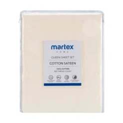 400 Thread Count Sateen Solid Sheet Set - Martex -Bedding Store GUEST 8faecfa9 a673 444a b095 2133a3cd9d11