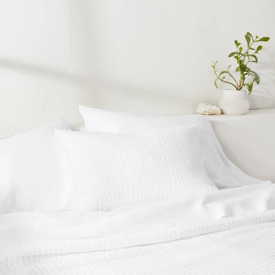 Lyocell Cotton Blend Coverlet Sham - Casaluna™ 1 Lyocell Cotton Blend Coverlet Sham - Casaluna™