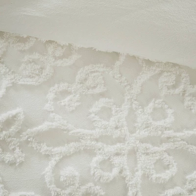 Amber Tufted Cotton Chenille Duvet Cover Set 6 Amber Tufted Cotton Chenille Duvet Cover Set - Image 6