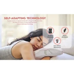 J&V TEXTILES Ultra-Luxury Memory Foam Pillow – Hypoallergenic Bed Pillow Outer Fabric Covering 2-Pack (King) 13 J&V TEXTILES Ultra-Luxury Memory Foam Pillow – Hypoallergenic Bed Pillow Outer Fabric Covering 2-Pack (King) -Bedding Store GUEST 953f772e d8ea 4b50 b977 643558e58a9d