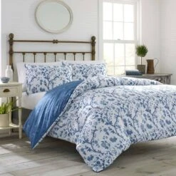 Laura Ashley Elise 100% Cotton Duvet Cover Bonus Set Blue 15 Laura Ashley Elise 100% Cotton Duvet Cover Bonus Set Blue -Bedding Store GUEST 96eab9d5 d70c 479f b4cc e7011f6e2e37