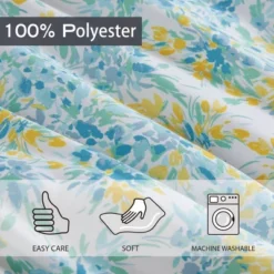 Happy Floral Microfiber Duvet Set Blue - Poppy & Fritz 20 Happy Floral Microfiber Duvet Set Blue - Poppy & Fritz -Bedding Store GUEST 9bf09363 1df5 4411 b375 af2941dbaa2f