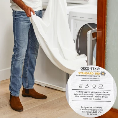 Luxury Pillowcase Set - 800 Thread Count 100% Cotton Sateen, Soft & Cooling Pillowcases By California Design Den 3 Luxury Pillowcase Set - 800 Thread Count 100% Cotton Sateen, Soft & Cooling Pillowcases By California Design Den - Image 3