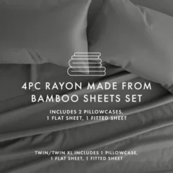 Softest Rayon Made From Bamboo 4 Piece Sheet Set - Becky Cameron 11 Softest Rayon Made From Bamboo 4 Piece Sheet Set - Becky Cameron -Bedding Store GUEST 9fcfd3cb 0f47 4545 b8dd 7a2a6786c377