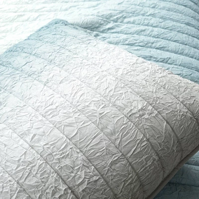 3pc Crinkle Ombre Quilt Set - Lush Décor 4 3pc Crinkle Ombre Quilt Set - Lush Décor - Image 4