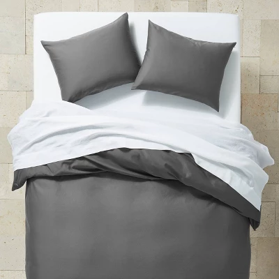 Supima Washed Sateen Duvet & Sham Set - Casaluna™ 2 Supima Washed Sateen Duvet & Sham Set - Casaluna™ - Image 2