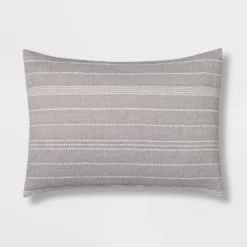 12pc Chambray Matelasse Stripe Comforter & Sheet Bedding Set Gray - Threshold™ 16 12pc Chambray Matelasse Stripe Comforter & Sheet Bedding Set Gray - Threshold™ -Bedding Store GUEST a6544a0f 31de 47cd 9f24 ae05ba242231