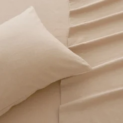 Great Bay Home Cotton Heathered Solid Flannel Sheet Set -Bedding Store GUEST ac432821 4607 4851 8221 d4bb9b243cf6